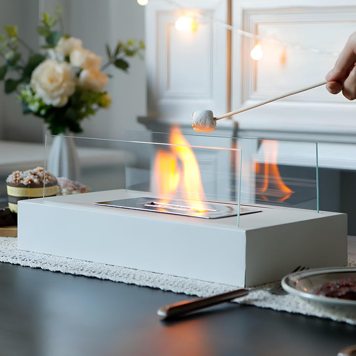 Glass Bioethanol Tabletop Fireplace Kalsten