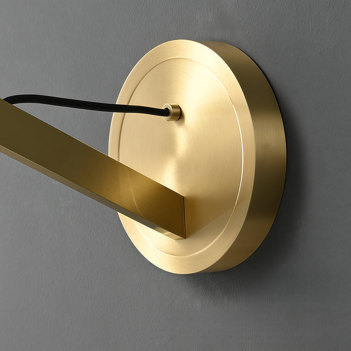LED Wall Sconce – Minimalist Brass Glass Globe Pendant G9 (12x45cm) | Kalsten