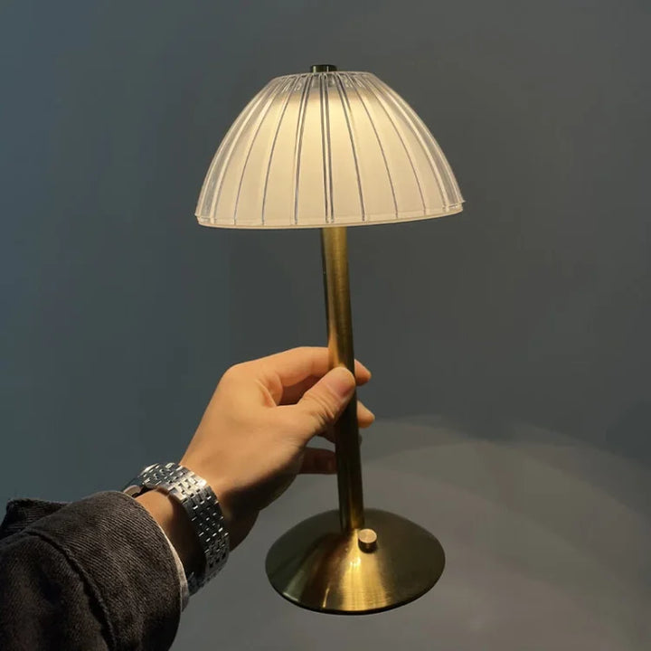Crystal Shade USB Rechargeable Table Lamp Kalsten