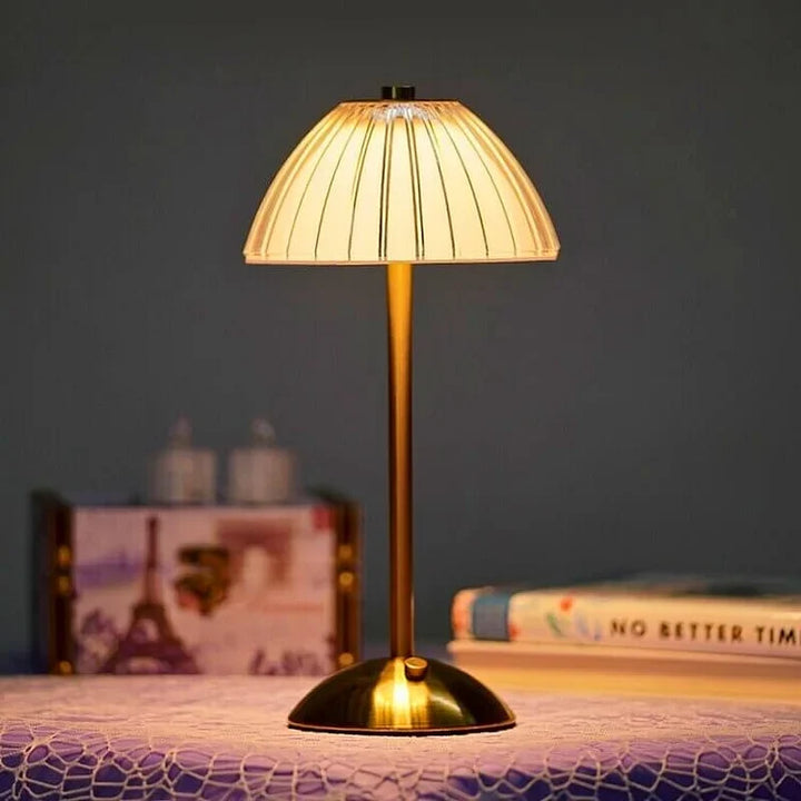 Crystal Shade USB Rechargeable Table Lamp Kalsten