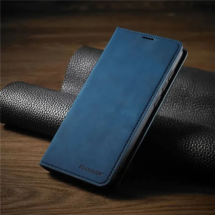 Kalsten | iPhone Leather Case with Magnetic Closure and Protection