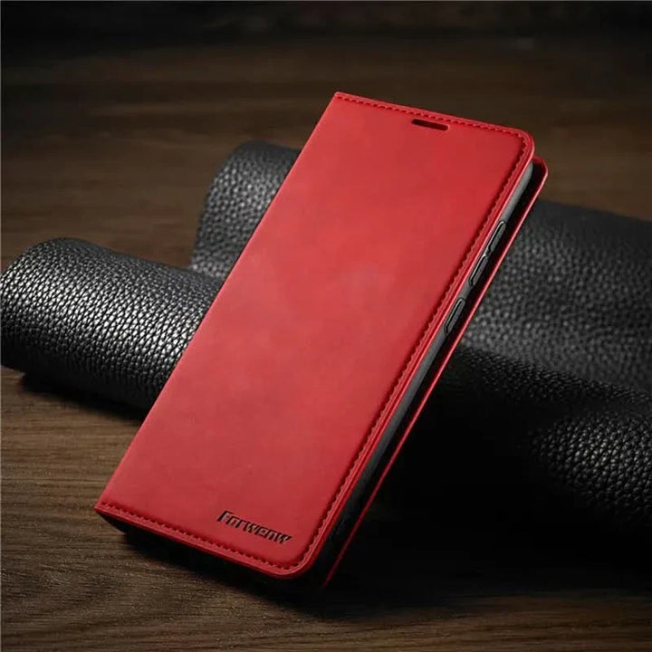 Kalsten | iPhone Leather Case with Magnetic Closure and Protection