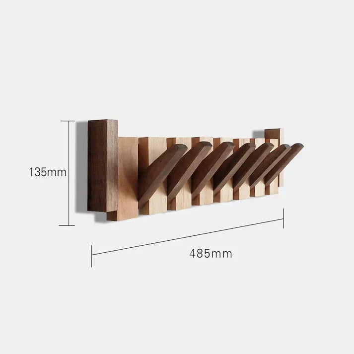 HarmonyCoat Piano Wood Coat Rack – Decorative Hooks for Hall and Living Room | Kalsten