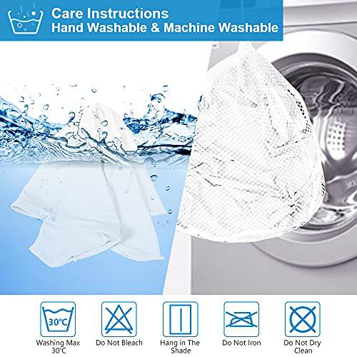 2-Pack Cooling Pillowcases – Premium Silky White Stripes,  Technology, Q-Max 0.3 | Kalsten