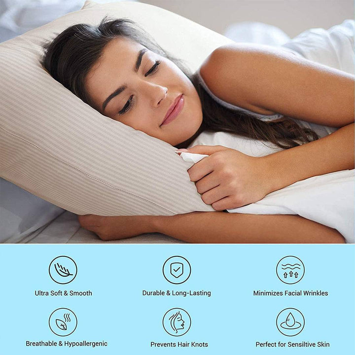 Cooling Pillowcases – Elastic Spandex,  Q-Max 0.38, for Standard & Queen Size | Kalsten