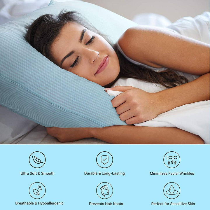 Cooling Pillowcases – Elastic Spandex,  Q-Max 0.38, for Standard & Queen Size | Kalsten
