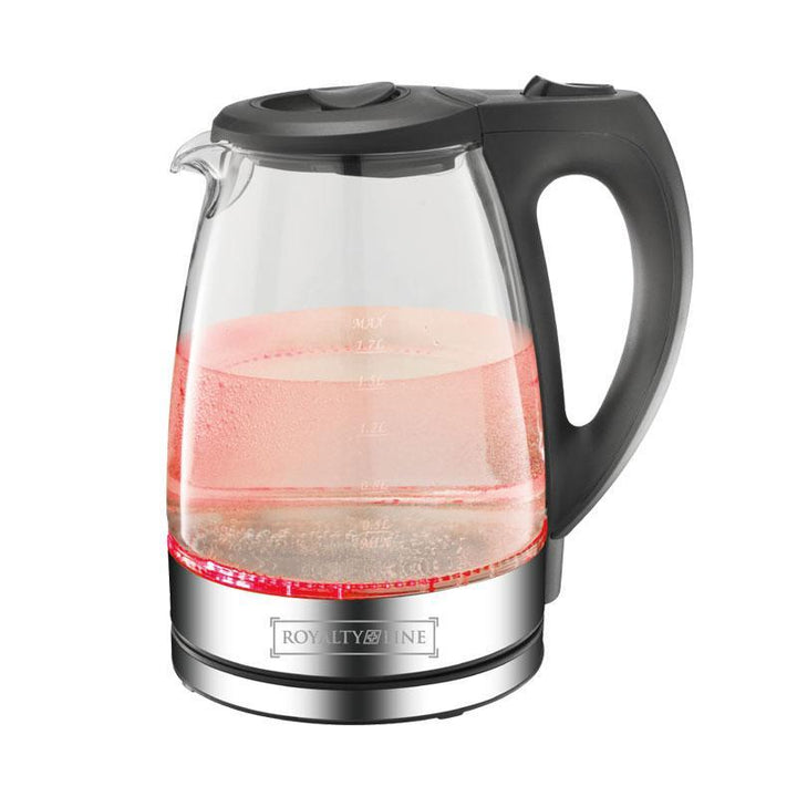 Glass kettle with light from Royalty Line | Kalsten