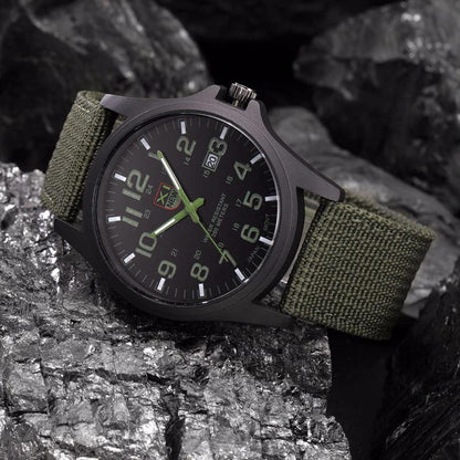 Tactical Men's Watch AdventureTime – Waterproof and Shockproof with LED | Karnz