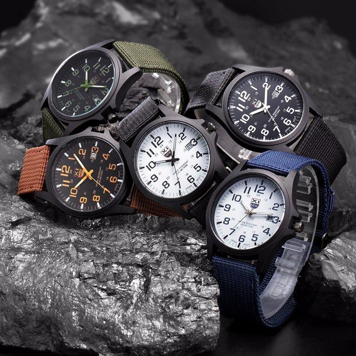 Tactical Men's Watch AdventureTime – Waterproof and Shock Resistant with LED | Kalsten