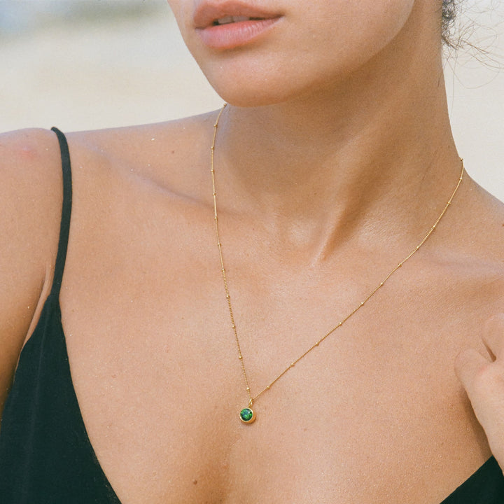 Birthstone Pendant Necklace