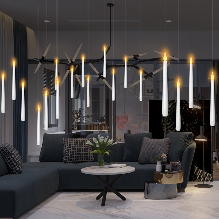 Hanging Flameless LED Lanterns – Set Kalsten