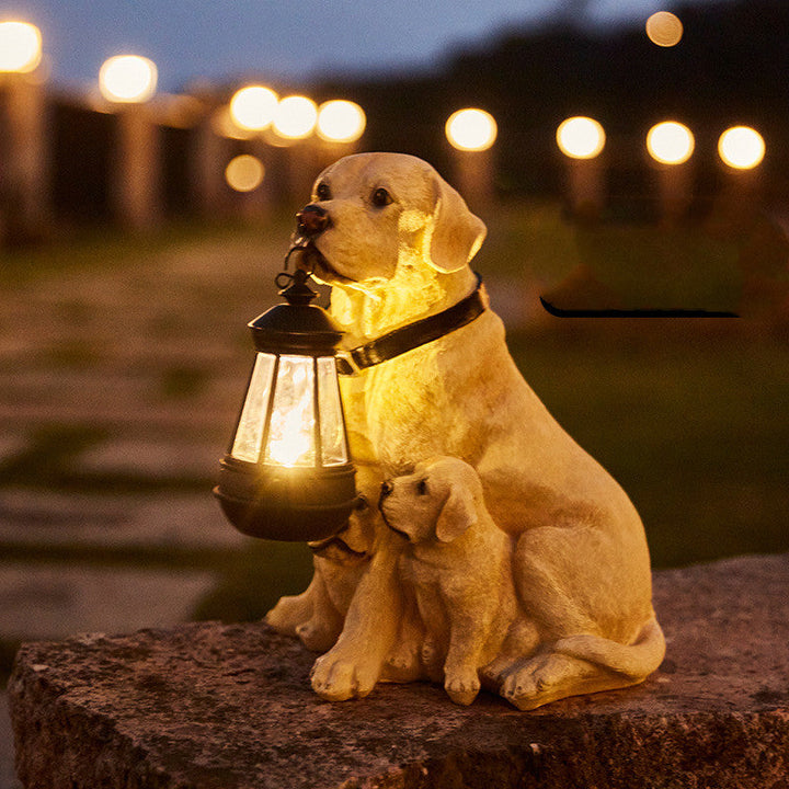 Kalsten | Solar Garden Dog Statue Light
