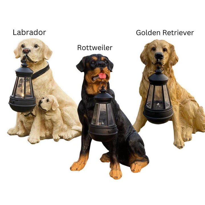 Kalsten | Solar Garden Dog Statue Light