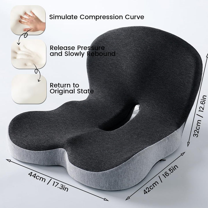 Kalsten | BODYFORM PAD – Ergonomic Memory Foam Seat Cushion for Everyday Comfort