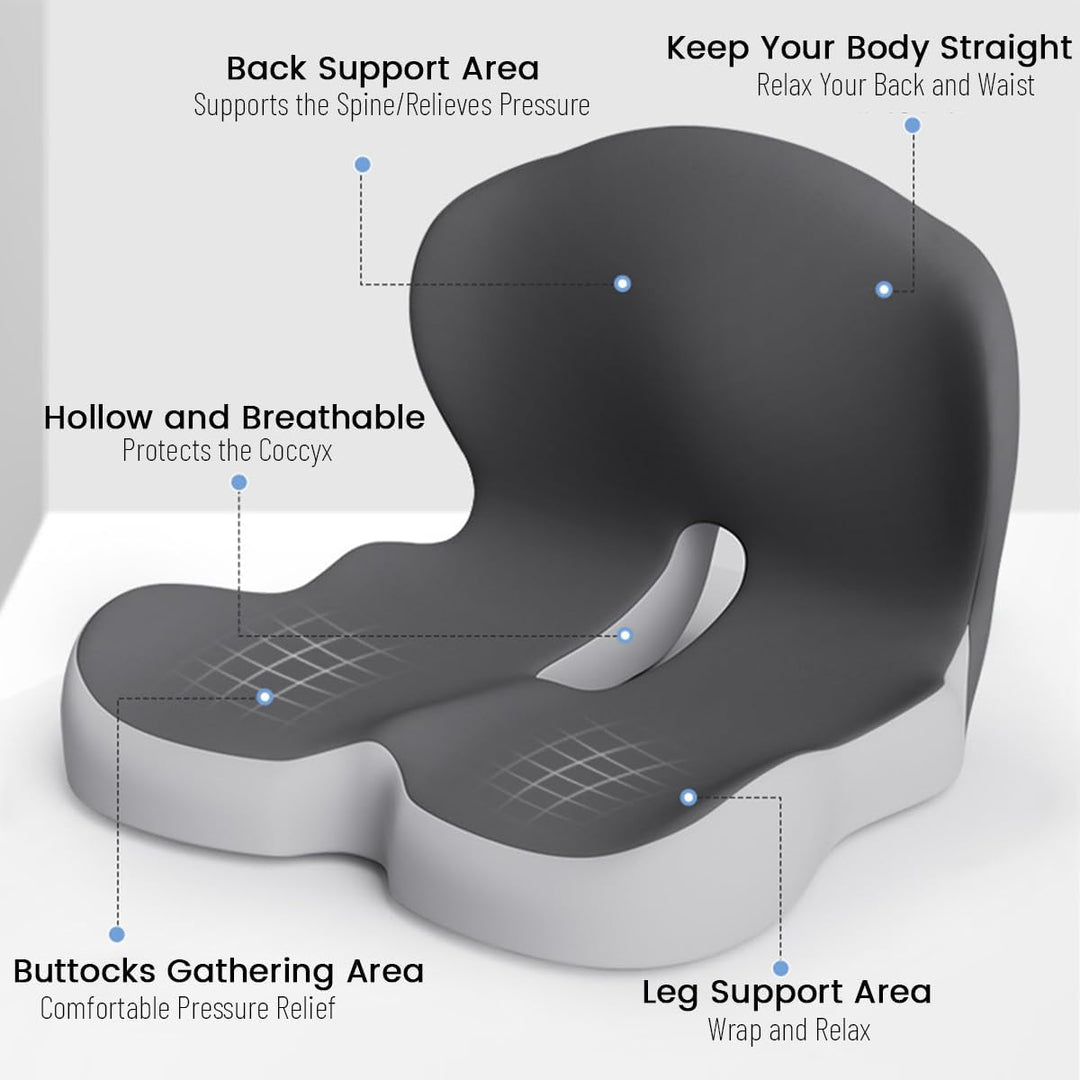 Kalsten | BODYFORM PAD – Ergonomic Memory Foam Seat Cushion for Everyday Comfort