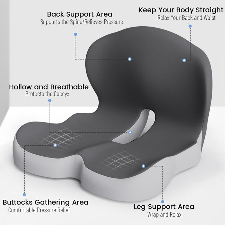 Kalsten | BODYFORM PAD – Ergonomic Memory Foam Seat Cushion for Everyday Comfort