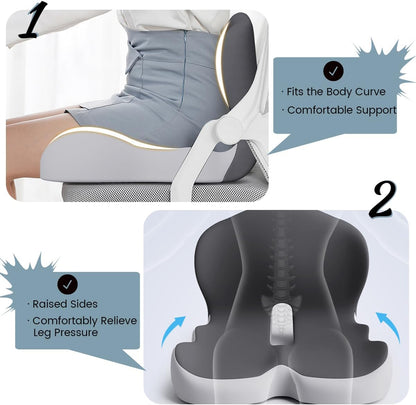 Skanto | BODYFORM PAD – Ergonomic Memory Foam Seat Cushion for Everyday Comfort