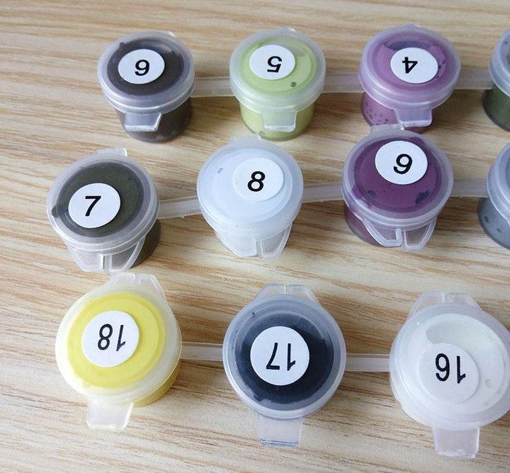 European Flowers - Van-Go Paint-By-Number Kit | Kalsten