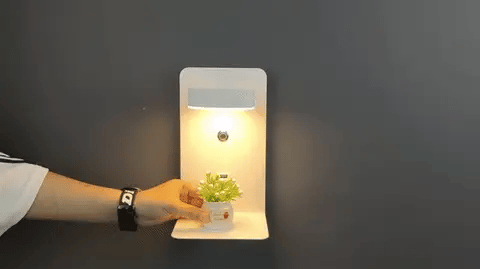 LED Wall Lamp with Shelf