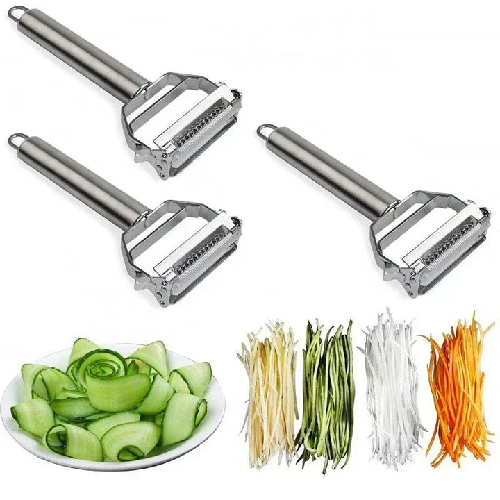 Kalsten | Ultra-sharp stainless steel multifunctional vegetable slicer & julienne cutter potato carrot grater