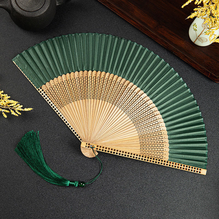 Kalsten | Hand fan made of bamboo silk