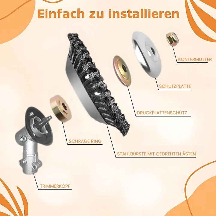 SteelForce Brush Trimmer Head for Effortless Weeding | Kalsten