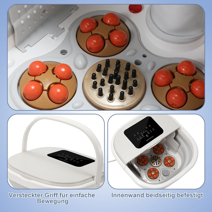 Electric foot massage device heating foldable | Kalsten