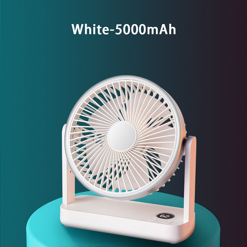 Compact Rechargeable USB Desk Fan for Home, Office, and Outdoors | Kalsten