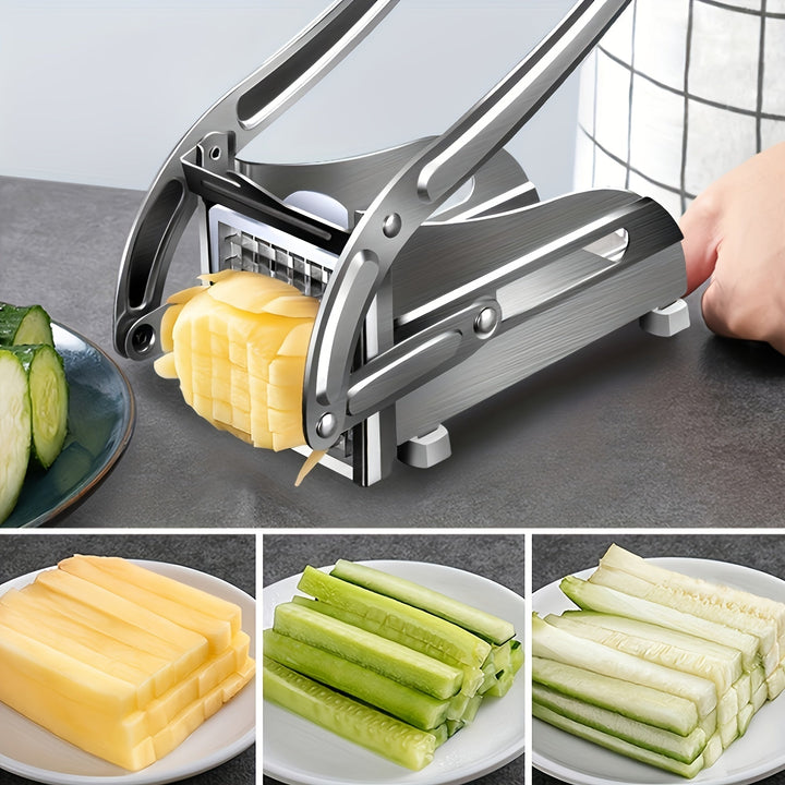 Fritzo Vegetable Cutter - The Stylish Stainless Steel Cutter for Perfect Vegetables Kalsten