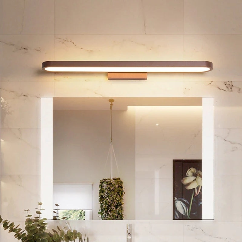Leigh modern wall light linear, Gold, Bedroom/Bathroom, Metal | Kalsten