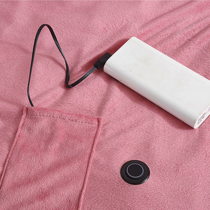 Skanto | CozyCharge – Portable USB Heated Blanket for Instant Warmth Anywhere