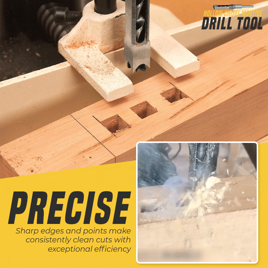 Kalsten | Hollow chisel bit – Precise square hole wood tool