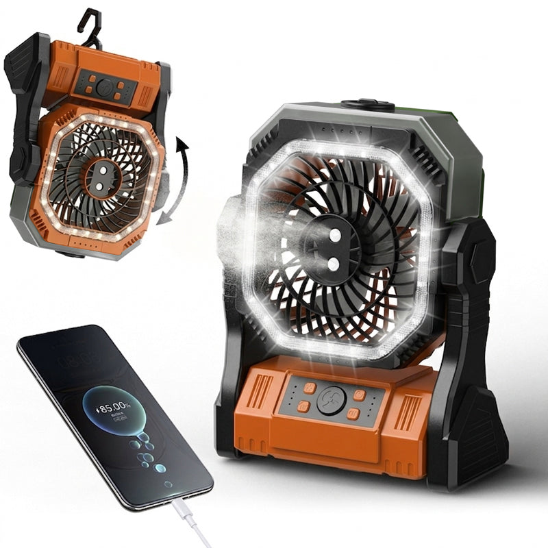 Rechargeable Outdoor Camping Fan Light | Kalsten