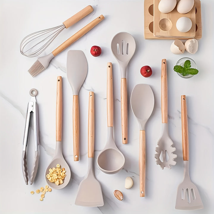 Kalsten | Silicone Kitchen Tools Set – Heat Resistant and Scratch Resistant