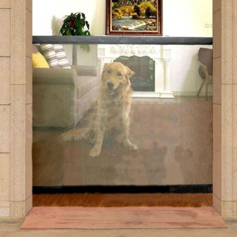 Kalsten | Indoor Dog Fence The Magic Mesh Retractable Indoor Dog Gate