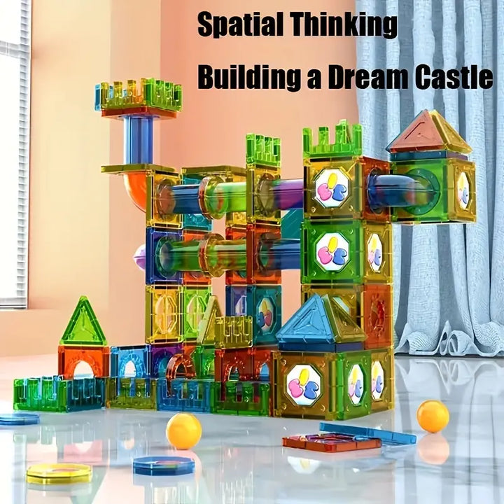 Magnetic Building Blocks Set - Create Endless Adventures with 69 Pieces Kalsten