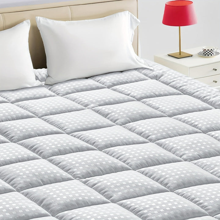 Ultimate Cooling Mattress Pad – Premium Quilted Pillow Top, Luxuriously Fluffy and Ultra-Breathable with Secure 14-18 Deep Pocket Cover – Enhanced Sleep Comfort, 1pc | Kalsten