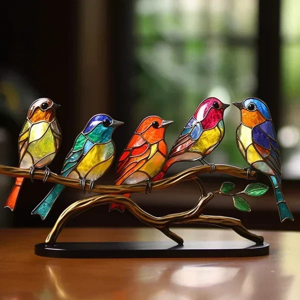 VitraGlow Handcrafted Colored Table Decor | Artistic Luxury Ornament | Kalsten