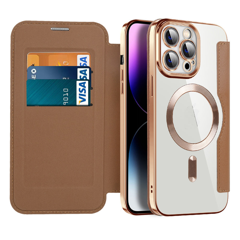 Flip Case with magnetic function for the phone