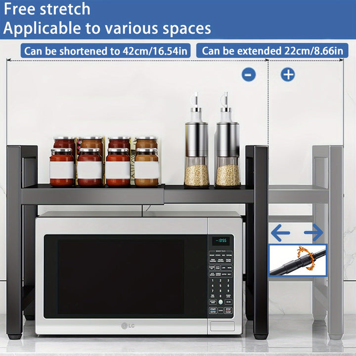Expandable Microwave Shelf 2 Levels | Kalsten