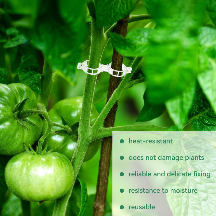 Kalsten | Tomato Clips, Plastic Trellis Clips