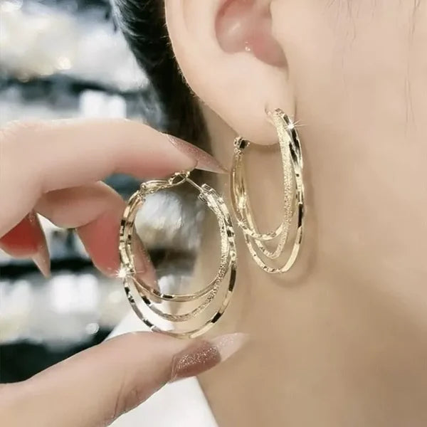 Kalsten | Multi-layered hoop earrings