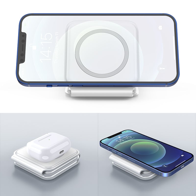 Kalsten | New Foldable 3-in-1 Wireless Charger