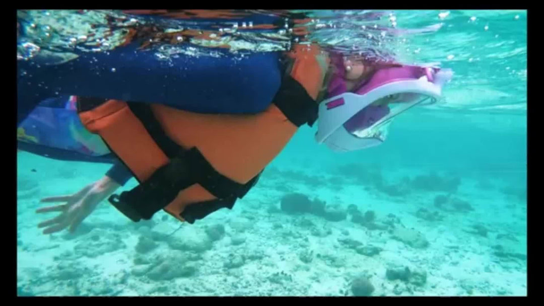 Full-face snorkel mask with 180° visibility | Kalsten