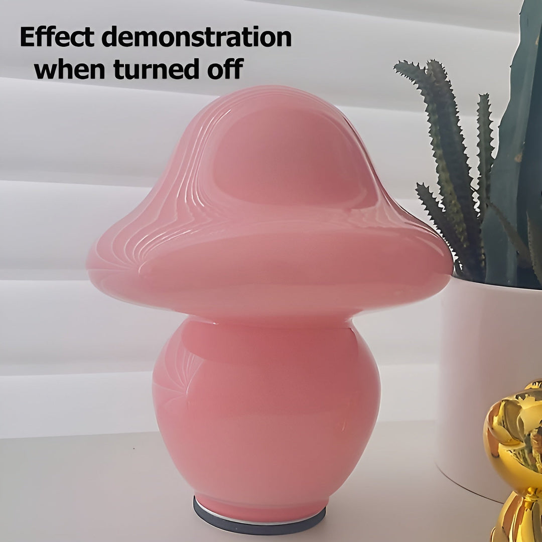 MushroomDream Lamp – Enchanting Glass Lighting with Mushroom Pattern Kalsten