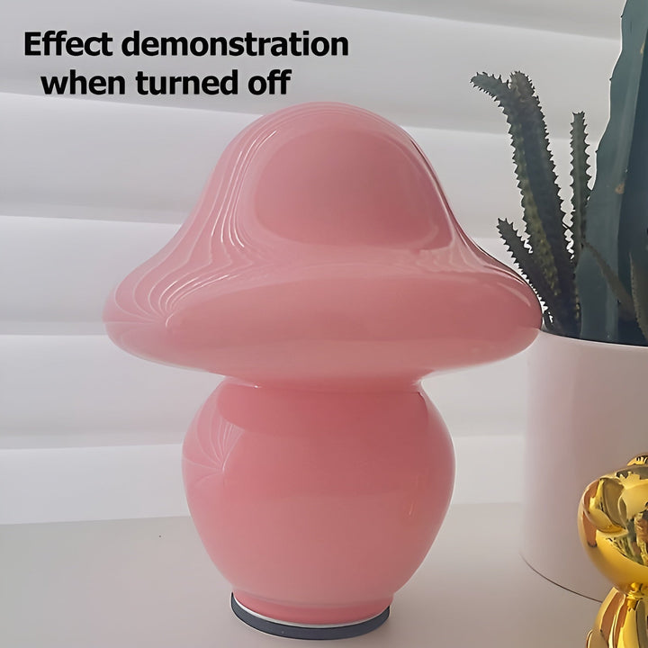 MushroomDream Lamp – Enchanting Glass Lighting with Mushroom Pattern Kalsten