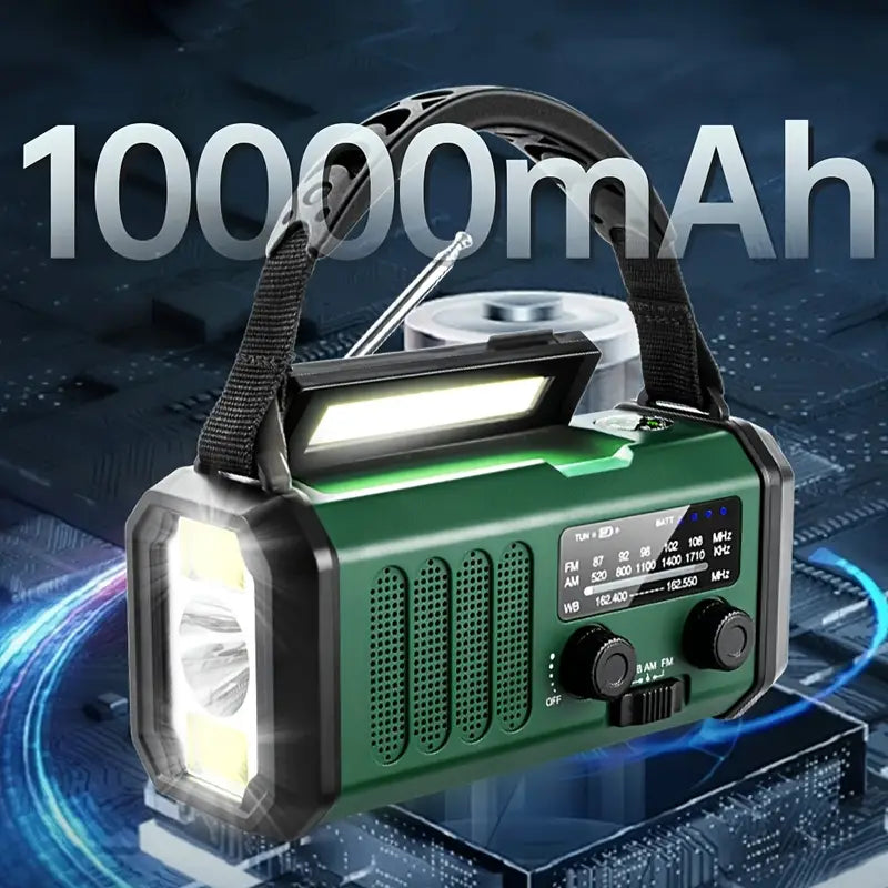 Solar Emergency Radio with Power Bank