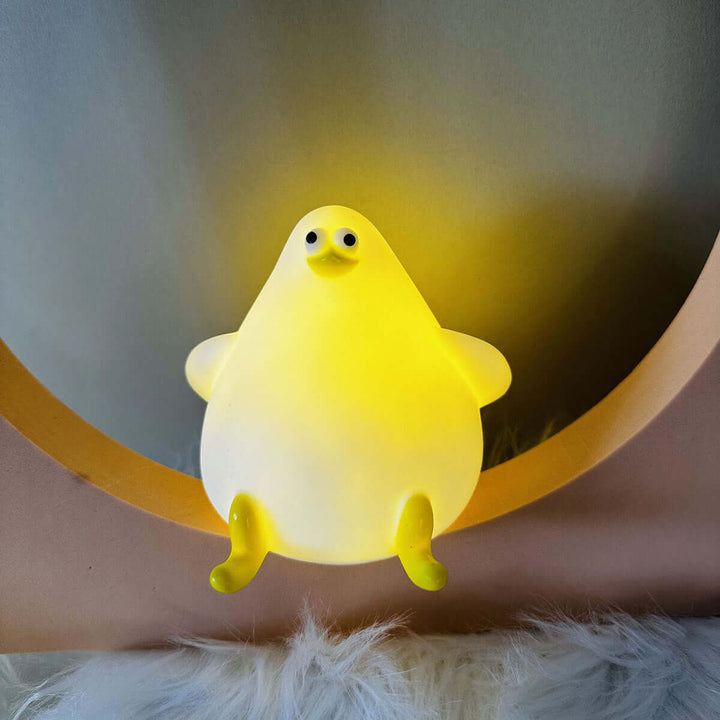 Warm Lovely Cute Cartoon Silicone Sea Gull Night Light With USB Charging Christmas Gifts Kids Grils Room Bedside Sleeping Lamp | Kalsten