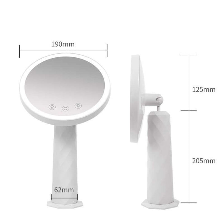 Makeup Mirror LED Desktop with Adjustable Light for Living Room, Bedroom, and Bathroom | Kalsten