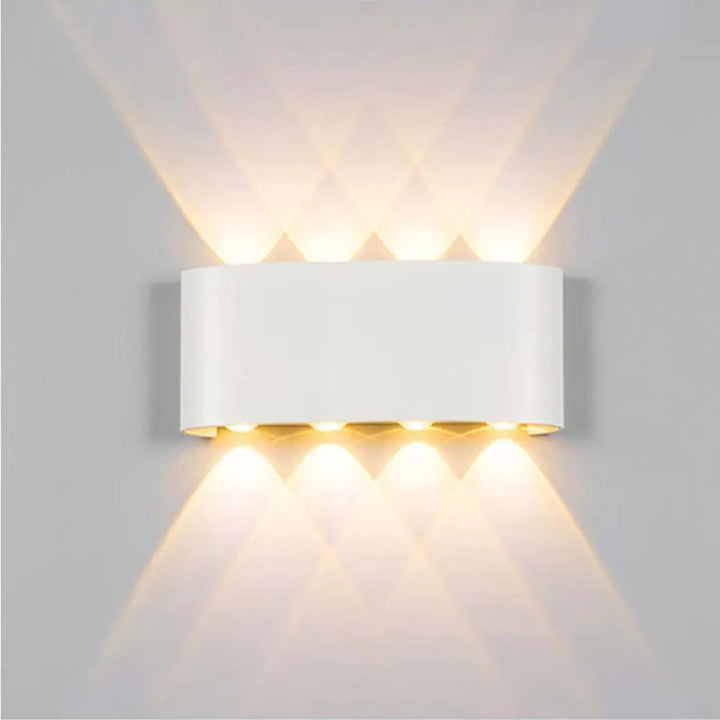 Modern White Waterproof LED Wall Lamp Kalsten